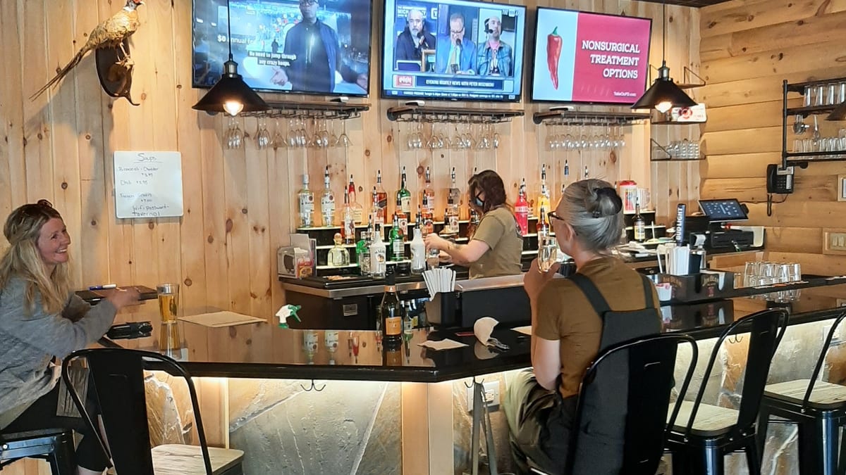 The bar on Front Street